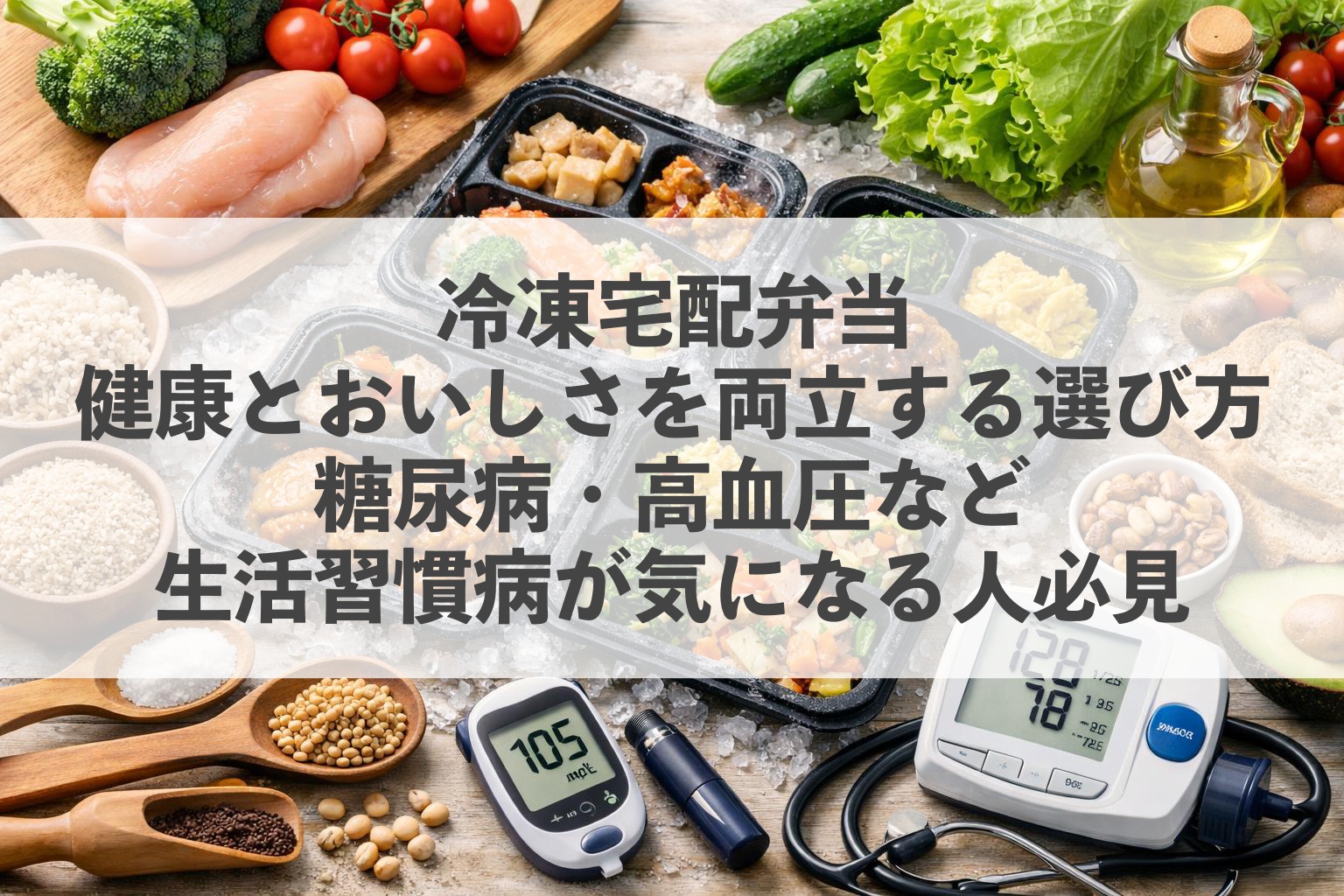冷凍宅配弁当 健康 糖尿病・高血圧