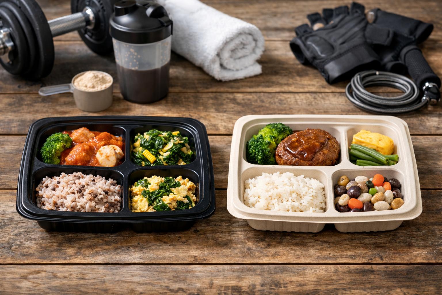 冷凍宅配弁当を筋トレ目的に活用するならこの２択！