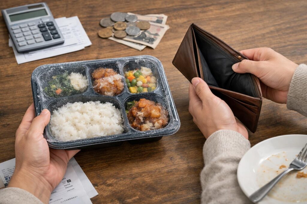 冷凍宅配弁当が「安いのに高く感じる」原因はこの3つ